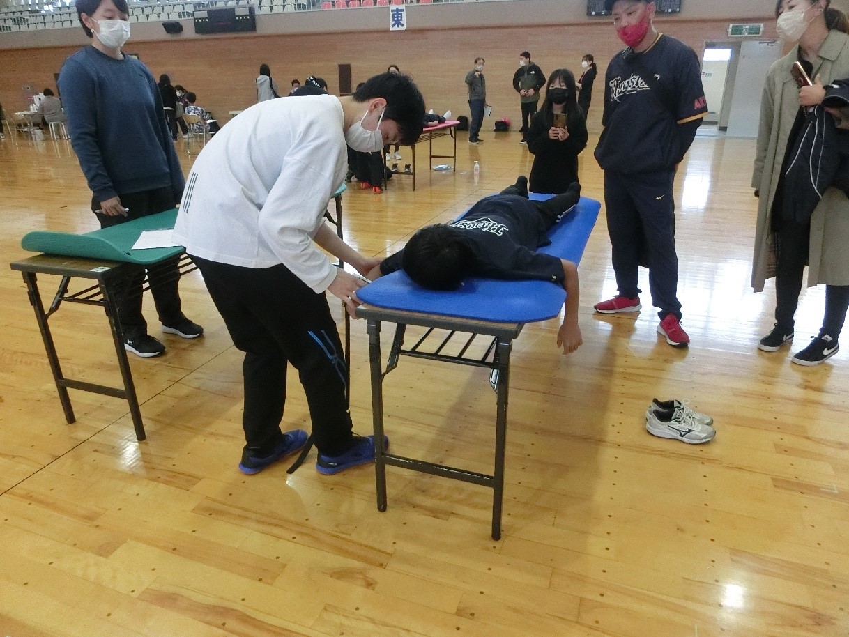 「野球少年向け投球障害予防教室」 in 北秋田市を開催(R4.10.10)