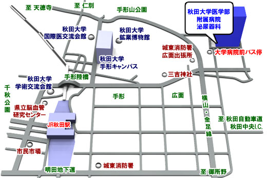 駅からの地図