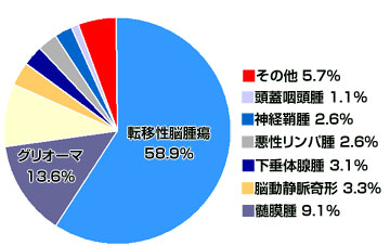 ライナックナイフ治療症例総数:645例(2000年6月~2006年12月)