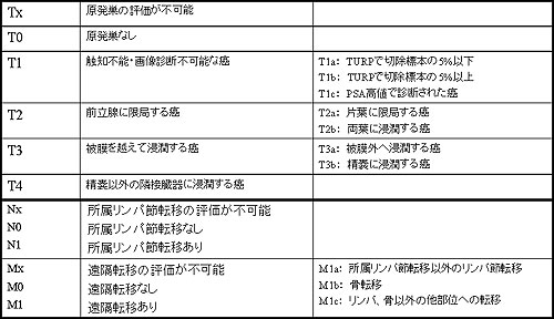 TNM分類法